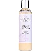 GLIMMER GODDESS Organic Skin Care 8 oz Firming Body Lotion for Hydrating Skin & Improving Elasticity