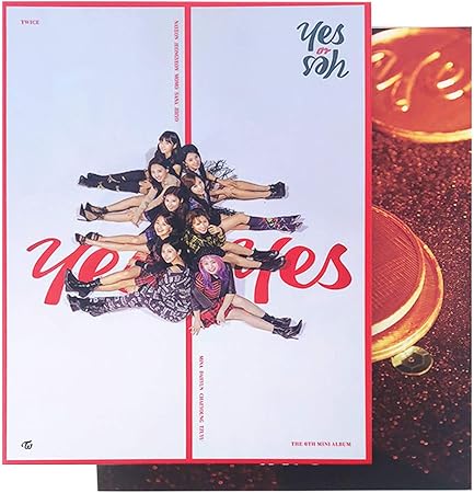Twice 6th Mini Album Yes Or Yes C Ver Cd Photobook Photocards Yes Or Yes Card Free Gift Amazon Co Uk Music