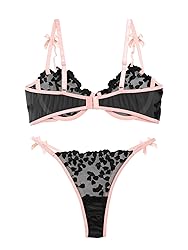 Lilosy Sexy Cute Underwire Push Up Heart Strappy