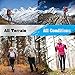 Premium Ultralight Trekking Poles w/ Sweat Absorbing EVA Grips - Your collapsible Hiking / Walking Sticks come with Tungsten Tips and Flip Locks - Enjoy the Outdoors