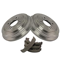 TRQ Rear Brake Drum & Shoe Kit Set for 2006-2011