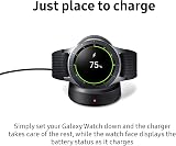 Samsung Galaxy Watch 42mm Midnight Black Sleep Monitor Bluetooth UK view 6