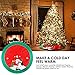 AGM Christmas Tree Skirt, 40'' Xmas Ornaments for Christmas Holiday Indoor Outdoor Decoration