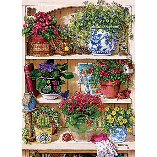 Cobblehill Puzzles 500pc - Flower Cupboard