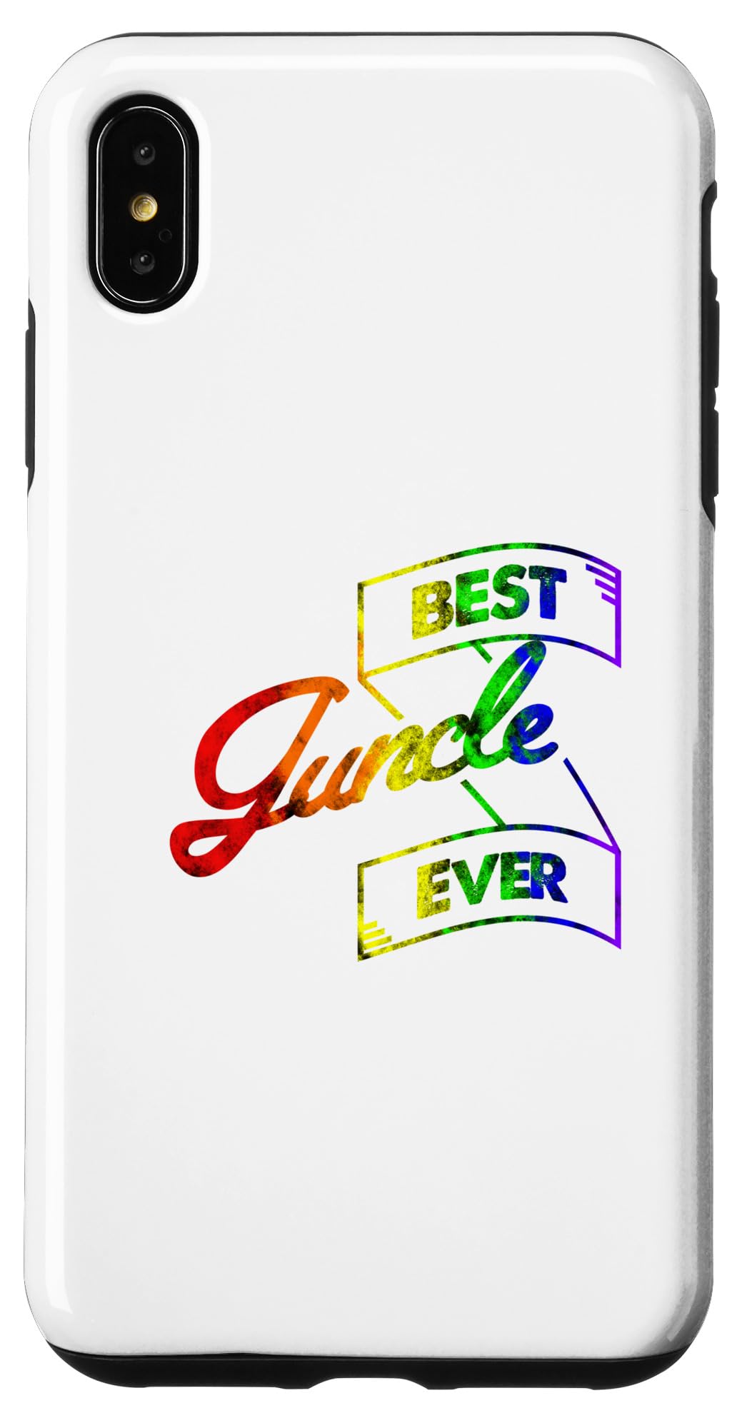 Best Guncle Ever Funny Uncle Humor Saying Case for iPhone XS Max