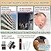 Craft Beginners Leather Tools Silent Hole Punching Tool with 2 & 4 Teeth Heads, 5 Rounded Sewing Needles, Needle Box & White Waxed Thread for Stitching, Quiet DIY Set, Easy & Comfortable to Use