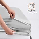 My home store Fitted Sheet 25 cm Deep Microfiber Grey Single to Super King view 4