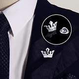 JANYUN 120 Pairs Butterfly Clutch Tie Tacks Pins 8mm Blank Pins Silver view 7