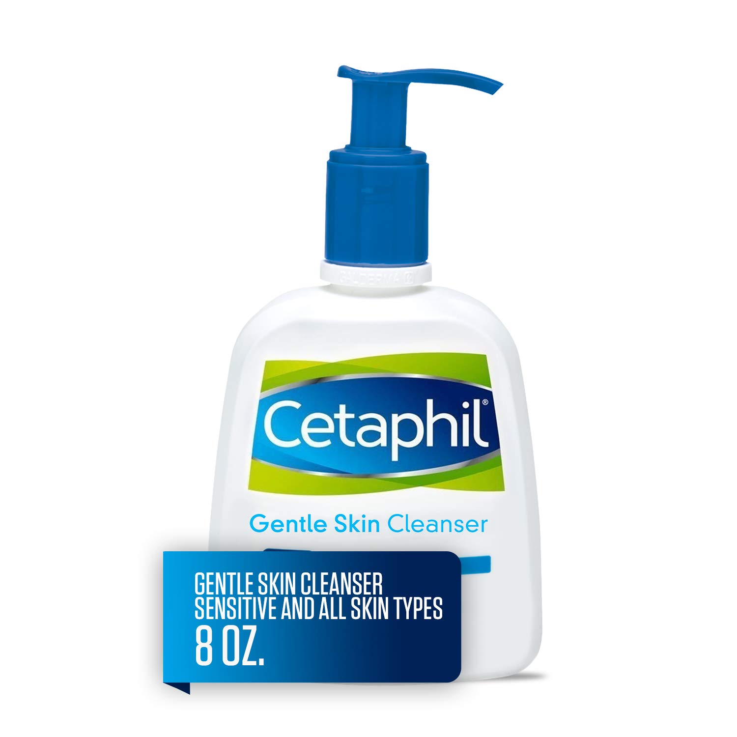 Cetaphil Gentle Skin Cleanser for All Skin Types, Face Wash for Sensitive Skin, 8 oz. Bottle