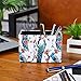 LINKWELL Beautiful Peacock Pattern PU Leather Rectangular Pencil Pen Holder Desk Organizer PH30