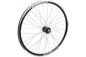 WHEELMASTER Wheel Master Weinmann DP18 Rear Wheel - 700c, 36H, Fixie/Freewheel, MSW, Black/Black/Silver