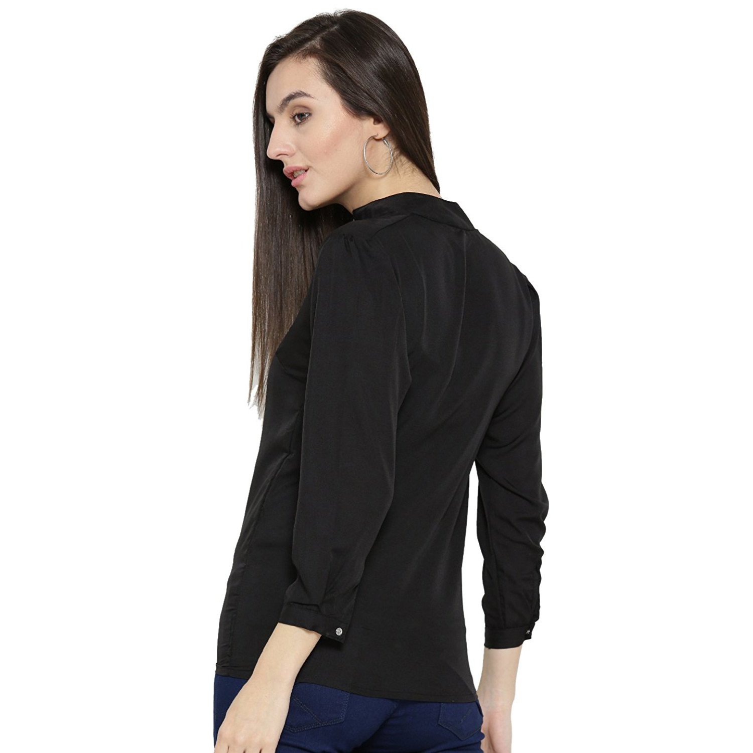 c.cozami women's formal/casual wine/royal blue/white/black/mustard/maroon tops