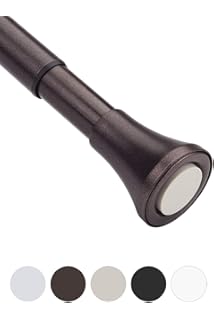 Amazon Com Amazer Shower Curtain Rod 78 110 Inches Extra Long