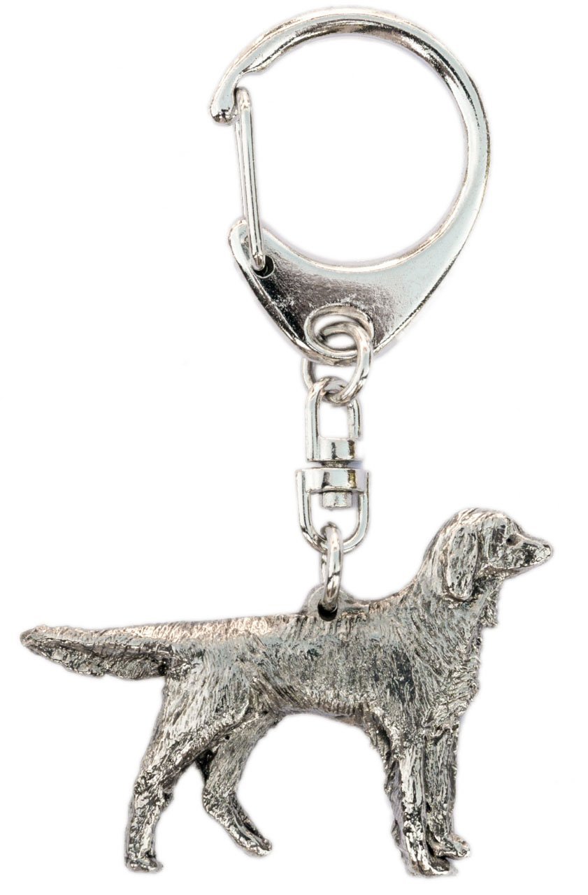 Large Munsterlander Made in U.K Artistic Style Dog Key Ring Collection