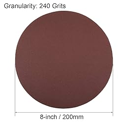 uxcell 8" Hook and Loop Sanding Discs 240 Grit