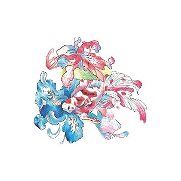 Autocollant De Tatouage Peint Ukiyo E De Style Japonais
