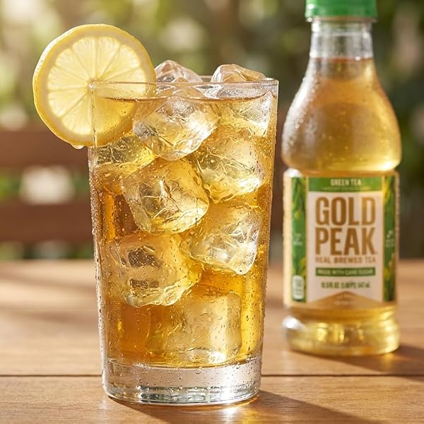 GOLD PEAK 10-PACK VARIETY TEA – 18.5 OZ BOTTLES – EXTRA SWEET, GEORGIA PEACH, LEMON SWEETENED, SWEET’D BLACK & SWEET GREEN – READY-TO-DRINK ICED TEA ASSORTMENT