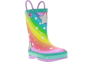 Western Chief Rain Boots with Pull on Handles for Toddlers and Kids - Premium Waterproof Boots for Boys and Girls