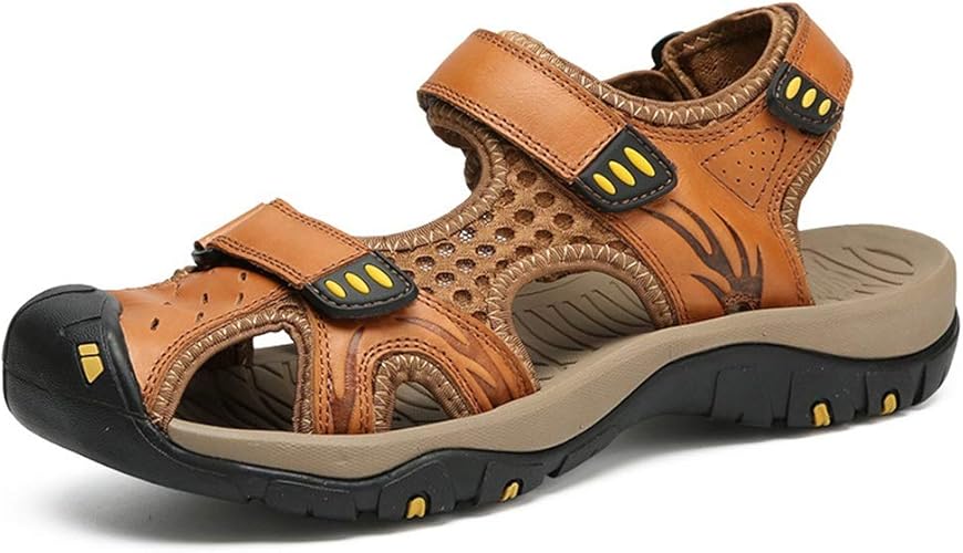 mens wide closed toe sandals
