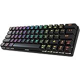DIERYA DK63 60% Keyboard with Dedicated Arrow Keys, Wireless Wired Mechanical Gaming Computer Keyboard True RGB LED Backlit B