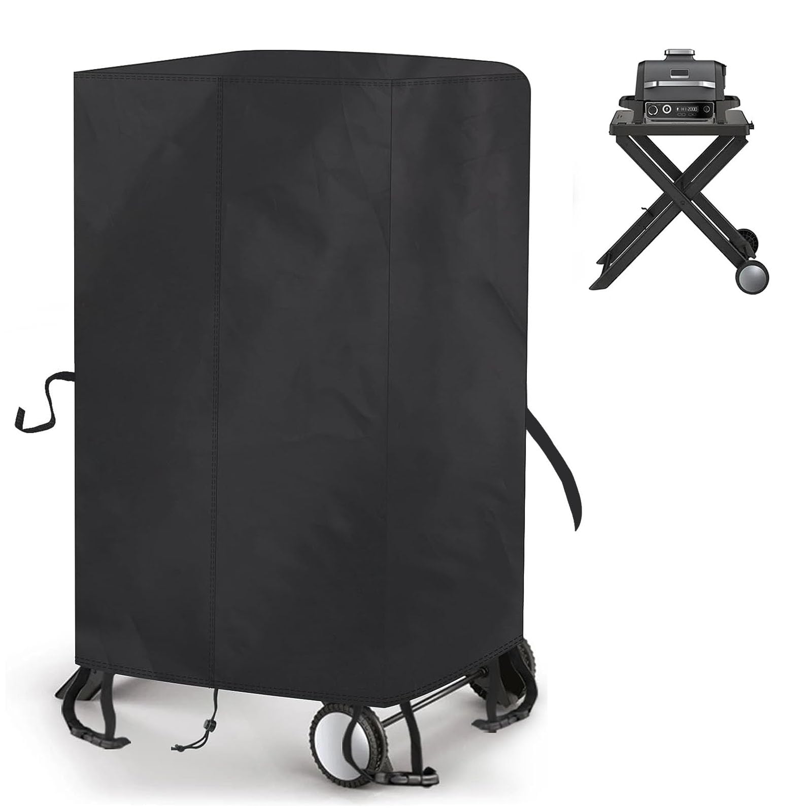 Waterproof Cover for Ninja Woodfire Outdoor Grill, Grill Cover for Ninja OG701 Woodfire Grills, Weather Resistant BBQ Grill Cover Grill Accessories (39in)