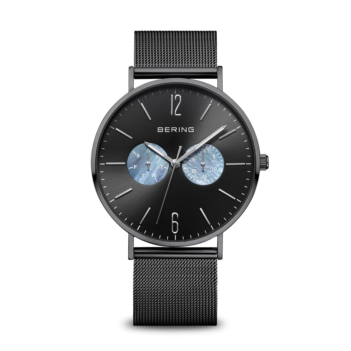 BERING Unisex Analog Quartz Classic Collection Watch with stainless steel Strap and Sapphire Crystal 14240-123