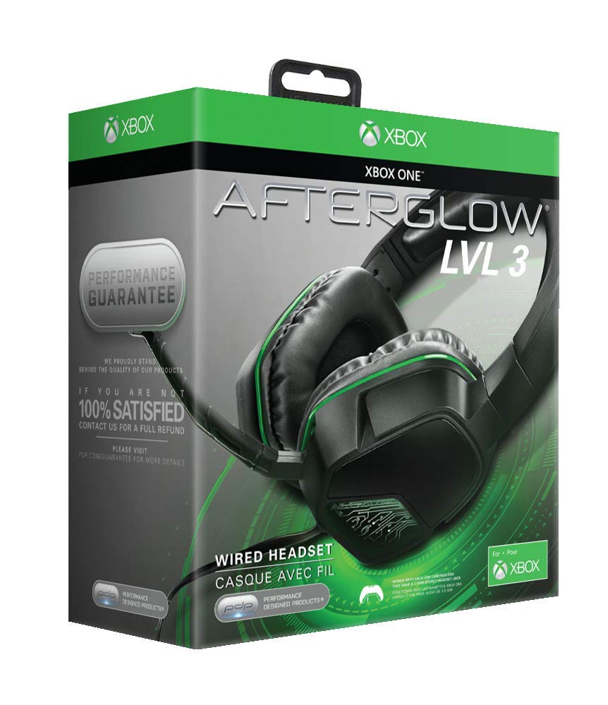 PDP Xbox One Afterglow LVL 3 Stereo Gaming Headset 048-041, Black