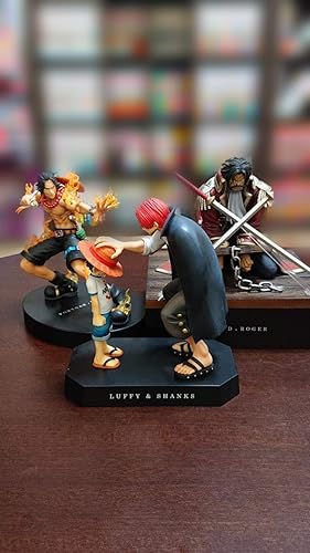 Amazon 開封品 ワンピース 一番くじ メモリーズ フィギュア シャンクス ルフィ ロジャー エース セット おもちゃ ホビー