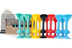 TOSSIT Game Suction Cup Darts, Toss Game Perfect Family and Party, Silicone Throwing Game for Backyard, Indoor and Outdoor Fu