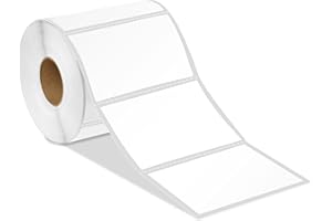 Spartan Industrial - 4" X 3" Direct Thermal Labels (10 Rolls, 500/Roll) Shipping, Postage, and Mail Labels Compatible with Ro