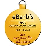 eBarb's "The Original" English Plate Hanger Disc-a Quantity of Three 3 Inch Hangers