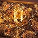 Oak Leaf LED String Lights,33 ft 100 LEDs Starry Fairy Lights for Bedroom,Wedding,Patio,Gate,Party, 3V Power Adapter,Warm White