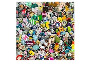 XEXY Disney Trading Pin Lot Assorted Pins - Enamel/Metal Set Mickey Backing - Disney Pins Collector - for Pin Book- Tradable Individually Bagged - No Doubles - Perfect Gifts Present kids Birthday