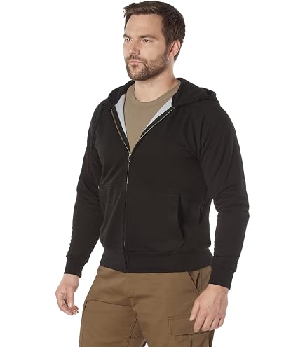 Amazon.com: North 15 Men's Hooded Sweatshirt Waffle Knit Thermal