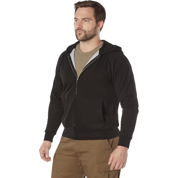 Amazon.com: North 15 Men's Hooded Sweatshirt Waffle Knit Thermal