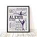 PrintChicks - Competitive Cheer Personalized Print - Cheerleading Art Decor Poster Team Gift. SHIPS 1-2 DAYS, ARRIVES BEFORE CHRISTMAS!