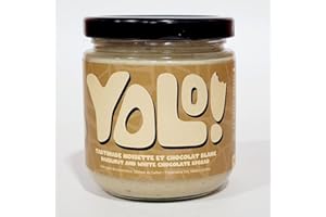 YOLO Hazelnut and White Chocolate Spread, Preservative Free, Made in Quebec