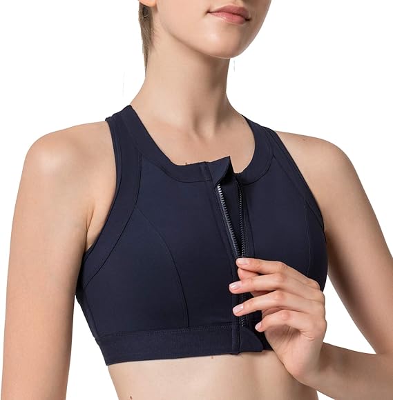 Yvette SportBH Starker Halt Vorderverschluss Zu Hause Alltäglich