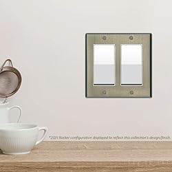 Switch Hits Distressed Antique Pewter Outlet Wall