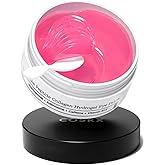 COSRX Pink Peptides Collagen Hydrogel Eye Patch for Puffy Eyes and Dark Circles, Under Eye Mask, 60 Under Eye Patches, Korean Skin Care
