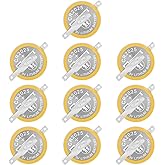 EEMB 10 Pack CR2025 Batteries 3V Lithium Button Coin Cell 2025 Gameboy Cartridge Tabs Solder, Color GBC CR2025 Replacement Ga