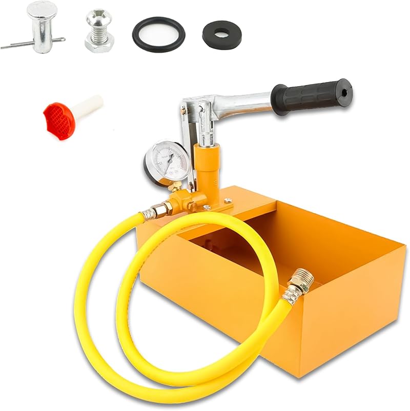 DYOUen 5L Test Pump 0-25 bar Manual Hydraulic Water Pressure Tester Pipe System