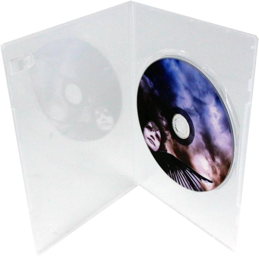 7mm Slim Single Clear DVD Cases, 100 Pack Amazon.co.uk Electronics
