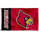 Louisville Cardinals Wordmark Logo Large Grommet Banner Flag