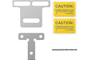 QYZZRS Generator Interlock Kit Compatible with Eaton Cutler Hammer BR Series 100 Amp Panel,1 to 1 1/2 inches Spacing Between Main and Generator Breaker,Professional and Interlock Kit (1)