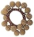 L. Erickson Metallic Woven Whirl Pony - Chocolate