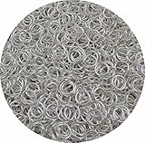 Rockin Beads 400 Jump Rings Silver-plated Brass 6mm Round, 21 Gauge Chain Links