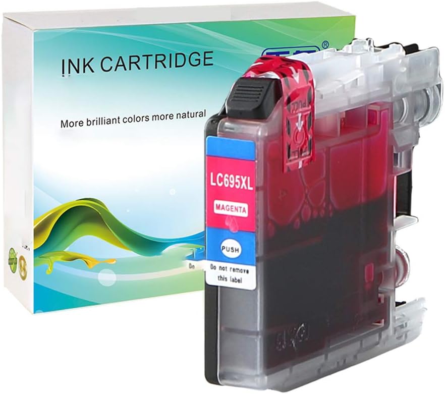 GYBN For Brother LC699XL ink cartridge, LC695XL MFC-J2320 ink cartridge, MFC-J2720 ink cartridge, home inkjet color printer, copy and scan machine, ink XLBK-red