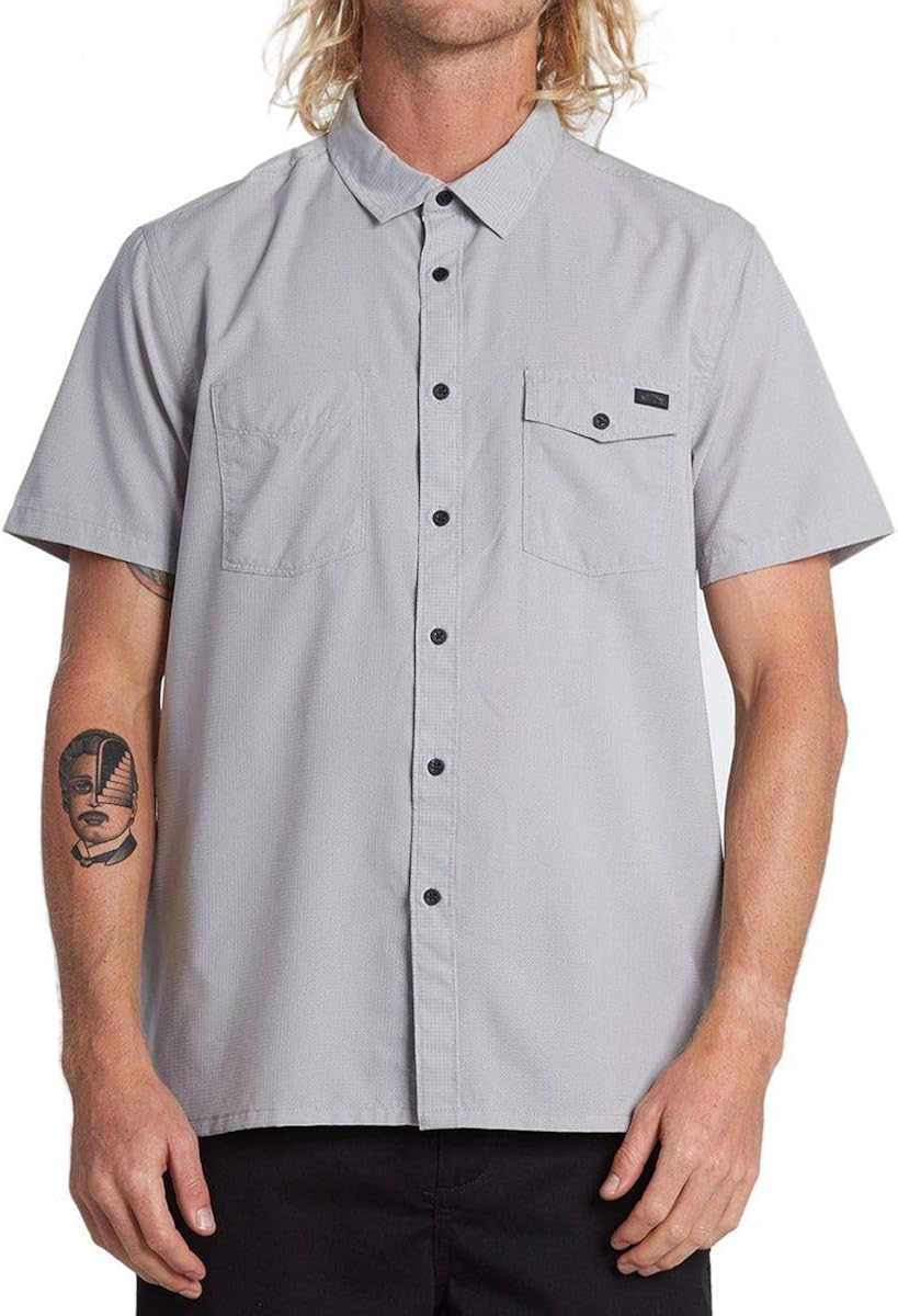 BILLABONG Men's All Day Short Sleeve Woven Shirt Amazon.ca Clothing & Accessories