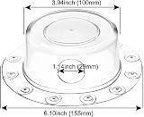 GreeSuit Bathtub Overflow Drain Cover for Deep Baths - Suction Cup Plug view 2